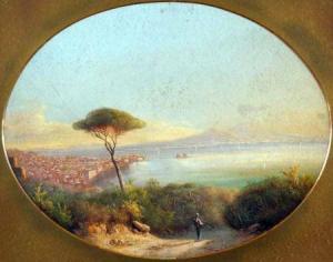 ALTURI E 1800-1900,A View of the Bay of Naples,Keys GB 2013-03-08