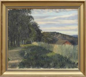 ALTZAR Anders 1886-1939,Landskap,1908,Uppsala Auction SE 2013-03-05