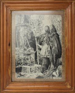 ALVAREZ ALGECIRAS German 1848-1912,Personajes orando,Bonanova ES 2021-02-24