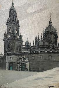 ALVAREZ DOMINGUES 1906-1942,Catedral de Santiago de Compostela,Marques dos Santos PT 2022-07-18