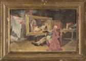 ALVAREZ German 1848-1912,Un pintor en su estudio,Balclis ES 2015-10-21