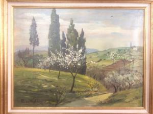 ALZAGA de Martin 1922,Le printemps dans le Var,1951,Art Richelieu FR 2016-05-23