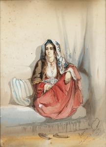 Amadeo Vittorio,A Turkish lady,1850,Sotheby's GB 2005-05-10