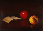 AMADIO BRUNO 1911-1981,Stilllife study apples and book,Burstow and Hewett GB 2008-10-22