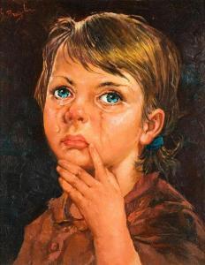 AMADIO BRUNO 1911-1981,Untitled (Weeping Child),Hindman US 2020-02-26