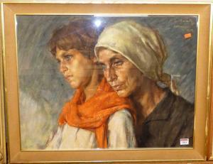 AMATO Luigi 1898-1961,mother and daughter,Lacy Scott & Knight GB 2022-09-10