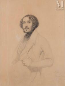 AMAURY DUVAL Eugène Pineu Duval,Portrait présumé de Charles Gounod,Millon & Associés 2023-05-23