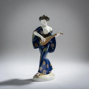 AMBERG Adolph 1874-1913,'Japanese woman' from the 'Wedding Parade',1909,Quittenbaum DE 2021-06-10