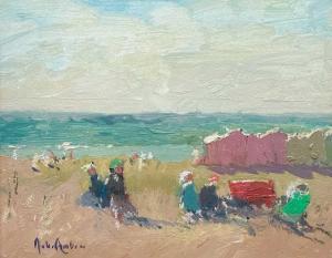 AMBROSE John 1931-2010,Day at the Beach,David Lay GB 2023-10-26