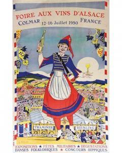 AMBROSELLI Gerard 1900-1900,Colmar Foire aux Vins D'Alace,1950,Millon & Associés FR 2020-02-26