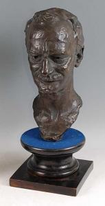 AMBROSI EISENSTADT Gustinus,portrait bust of a gentleman,1917,Lacy Scott & Knight 2020-12-12