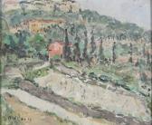 ambrosi Elmo 1910-1992,Landschaft in Norditalien,DAWO Auktionen DE 2010-02-11