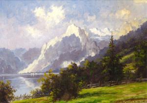 AMENDED Kurt Vukovic 1897,Alpine lakeland view,Woolley & Wallis GB 2014-03-19