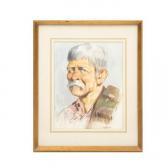 Amendolla Luis 1939-2000,Retrato de anciano,Morton Subastas MX 2020-09-12
