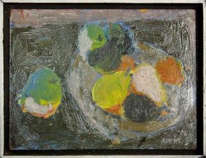 AMENT DE LA ROCHE Janet 1916-2000,Bowl of Pears,Clars Auction Gallery US 2010-04-10