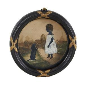 AMERICAN ENGLISH SCHOOL,Portraits of children,1850,Freeman US 2016-11-16