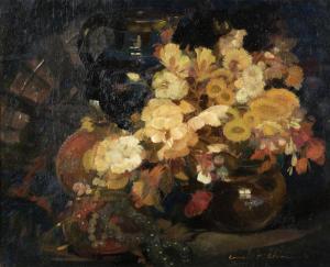 AMERICAN SCHOOL,Floral still life,John Moran Auctioneers US 2017-06-20