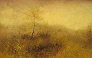 AMERICAN SCHOOL,Golden landscape,Bonhams GB 2010-05-09