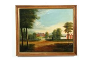 AMERICAN SCHOOL,LANDSCAPE WITH HOUSE,Garth's US 2015-07-24