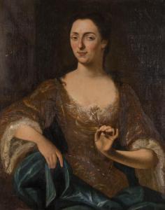 AMERICAN SCHOOL,Portrait of a Lady in a Brown Dress,William Doyle US 2018-12-05