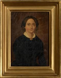 AMERICAN SCHOOL,PORTRAIT OF A WOMAN,1840,Cowan's US 2009-10-02