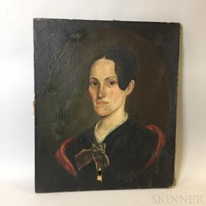 AMERICAN SCHOOL,Portrait of a Woman with a Shawl,Skinner US 2018-07-19
