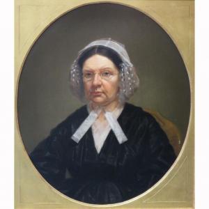 AMERICAN SCHOOL,Portrait of an Elderly Woman Wearing Glasses and a,William Doyle US 2015-10-07