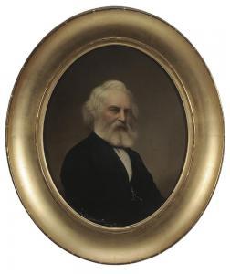AMERICAN SCHOOL,Portrait of Henry Wadsworth Longfellow,Brunk Auctions US 2015-07-16