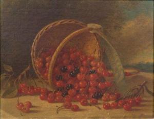 AMERICAN SCHOOL,Still Life with a Basket of Cherries,Skinner US 2005-11-18