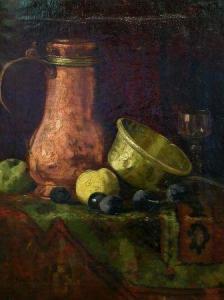 AMERICAN SCHOOL,Still Life with Goblet and Fruit,William Doyle US 2007-01-10