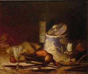 AMERICAN SCHOOL,STILL LIFE WITH PIPE,William Doyle US 2000-12-13