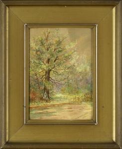 AMERICAN SCHOOL,"Wooded Landscape",1904,New Orleans Auction US 2011-04-09