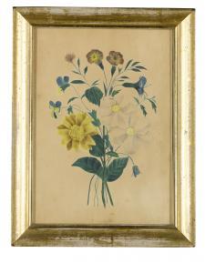 AMERICAN SCHOOL (XIX),FLORAL BOUQUETS: THREE WORKS,Sotheby's GB 2019-01-18