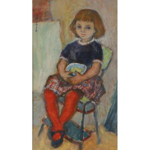 AMERICAN SCHOOL,Young Girl,1962,Ripley Auctions US 2012-05-19