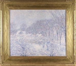AMES MORTON Josephine 1854,Winter landscape,Butterscotch Auction Gallery US 2018-11-04