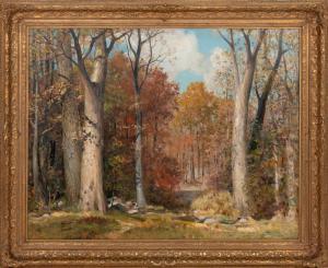 AMICK Robert Wesley 1879-1969,A Forest Scene,Eldred's US 2023-07-28