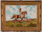 AMICK Robert Wesley 1879-1969,Horse and Rider,Cowan's US 2010-09-10
