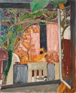 AMIET Cuno 1868-1961,Blick aus dem Atelierfenster,1924,Kornfeld CH 2017-06-16
