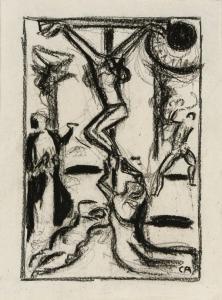 AMIET Cuno 1868-1961,Entwurf für eine Kreuzigungsszene,1918,Kornfeld CH 2012-06-15
