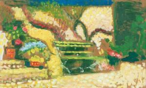 AMIET Cuno 1868-1961,Garten im Sommer,Beurret Bailly Widmer Auctions CH 2024-03-13