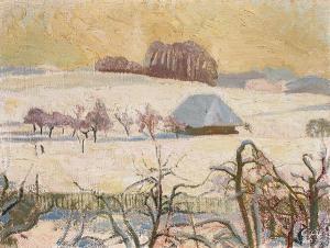 AMIET Cuno 1868-1961,Winterlandschaft auf der Oschwand,1940,Kornfeld CH 2016-06-17