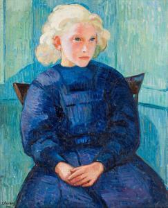 AMINOFF Gregori 1883-1947,Portrait of a young girl,1910,Bukowskis SE 2012-10-23