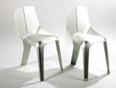 AMITAI Ran 1980,Nature of Material - 2 Chairs,Tiroche IL 2016-01-30