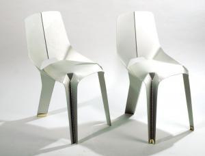 AMITAI Ran 1980,Nature of Material - 2 Chairs,Tiroche IL 2016-01-30