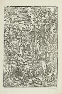 AMMAN Jost 1539-1591,The story of Adam and Eve,Galerie Koller CH 2013-03-18