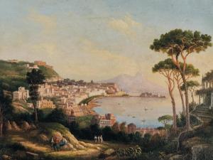 AMMIRATO Domenico 1833-1883,Golfo di Napoli,Bertolami Fine Arts IT 2016-06-08