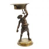 AMODIO Michele 1850-1890,Bacchus with removable patinated brass tray,Bruun Rasmussen DK 2022-04-18