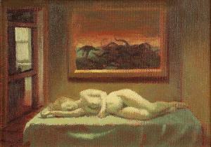 AMOR Rick 1948,Study for Sleeping Woman,1993,Lawson-Menzies AU 2013-08-08
