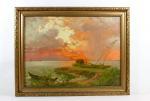 AMORSOLO Fernando Cueto 1892-1972,Ocean Sunset,iGavel US 2009-10-29