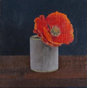 Amoy Maryam,Single poppy in a vase,2010,Woolley & Wallis GB 2017-11-29